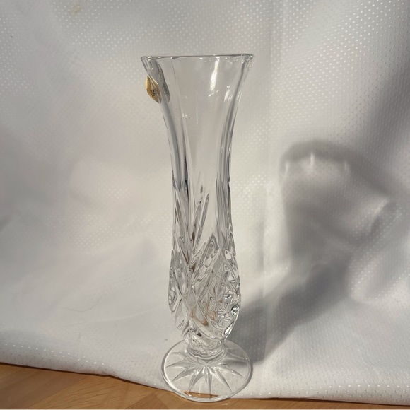 Cristal d’Arques Lead Crystal Vase Vintage 8 3/8” - Picture 2 of 7
